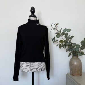 *SOLD* Calvin Klein Jeans Cropped Turtleneck Sweater - Size L